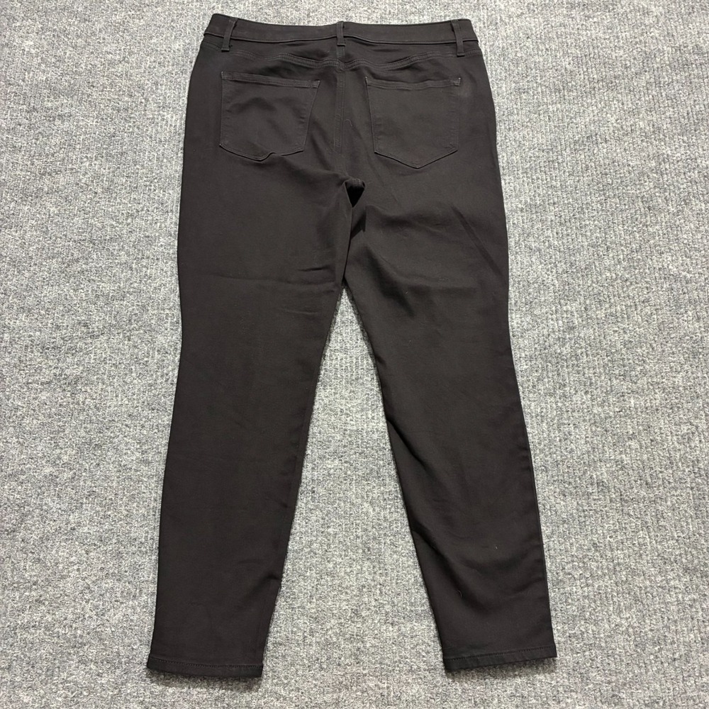Talbots Womens Jeggings Size 12P Black Skinny Stretch Casual Mid Rise - Picture 8 of 9